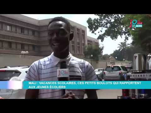 Mali : Vacances scolaires, ces petits boulots qui rapportent de l’argent aux jeunes écoliers