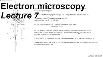 Electron Microscopy - Lecture 7 - Lenses