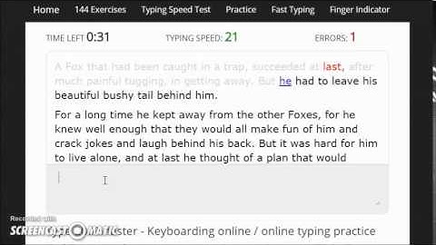 Typing test / Typing speed test - Online Typing Test