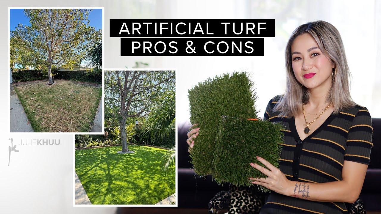 Artificial Turf Pros And Cons | How To Pick The Right Synthetic Grass For Your Home | Julie Khuu