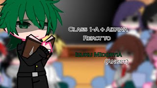 Class 1A + Aizawa react to Deku Angst //