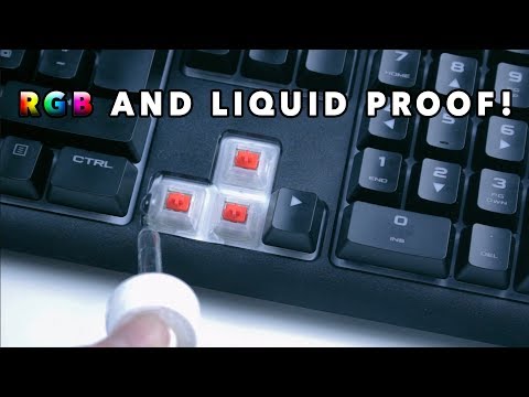 Corsair K68 RGB Keyboard Review - it's RGB and liquid proof!