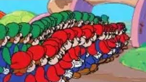 Hotel Mario but all the frames are played in one