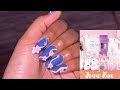 GEL EXTENSIONS 💙  + Vettsy mystery box unboxing 💙