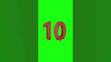 Latest Chocolate Melting 10 Seconds timer Countdown #greenscreeneffects #timer #countdown
