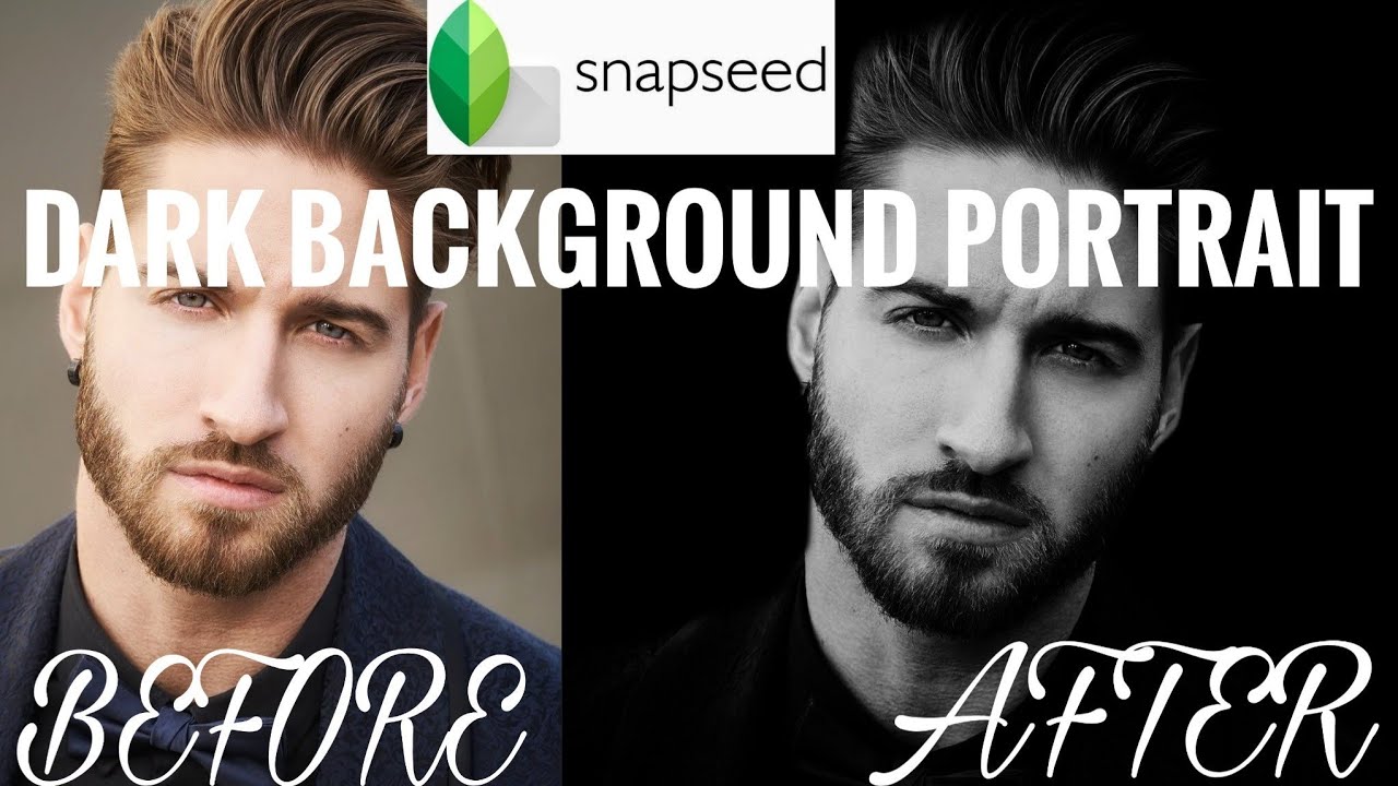 DARK BACKGROUND PORTRAITS | SNAPSEED EDITING 2019 | WOLVEN PHTOEDITZ|