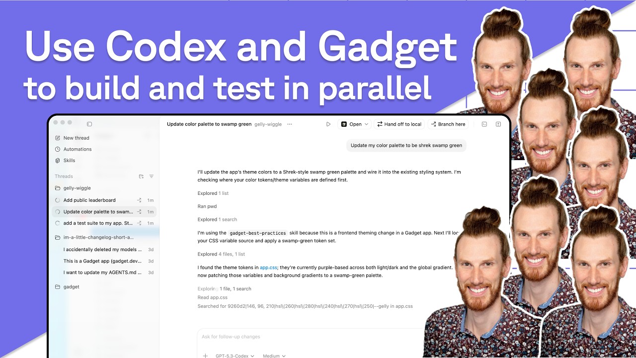 Use Codex and cloud dev environments to build and test in parallel ...