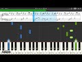 악토버(OCTOBER) - 벚꽃(Cherry blossom) - Piano tutorial and cover (Sheets + MIDI)