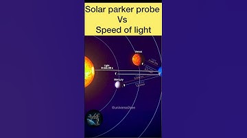 Speed of light vs Solar probe #space #shorts