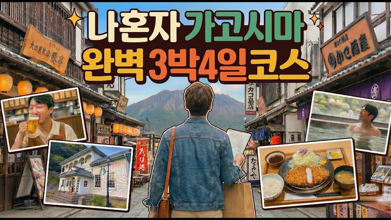 후쿠오카 말고 여기 가세요! 가고시마 3박 4일 실패 없는 '찐' 완벽 코스 공유 - 가고시마 종합편