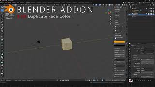K3D Blender Duplicate Face Color addon