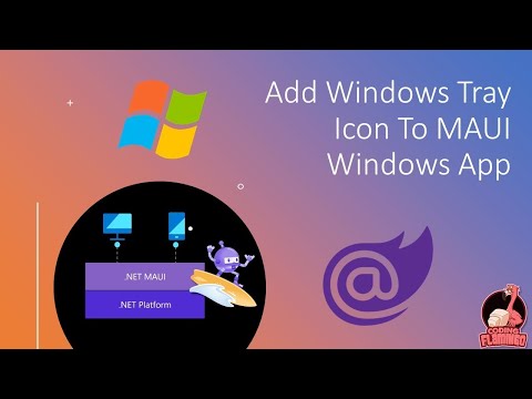 NET MAUI How to Add Tray Icon on Windows