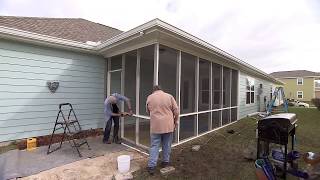 Screening in a Porch  Today's Homeowner with Danny Lipford