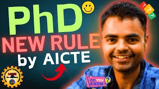 PhD Admission New Rule 2025 by AICTE, No Interview in PhD Admission New Rule by AICTE 2025 #phd