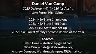 2024 Highlights -- Danny Van Camp -- Lake Forest High School