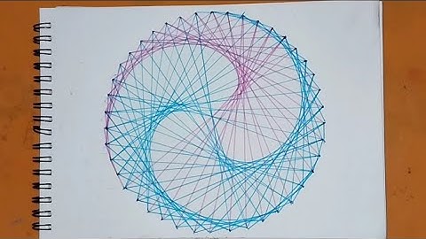How To Draw Easy Spiral Geometric Art💢🔥 | Spirograph Pattern