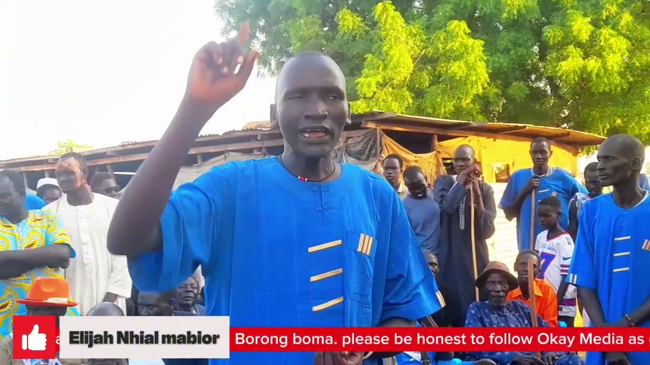 A powerful and inspiring speech from Elijah Nhial Mabior during the Borong Boma event. 