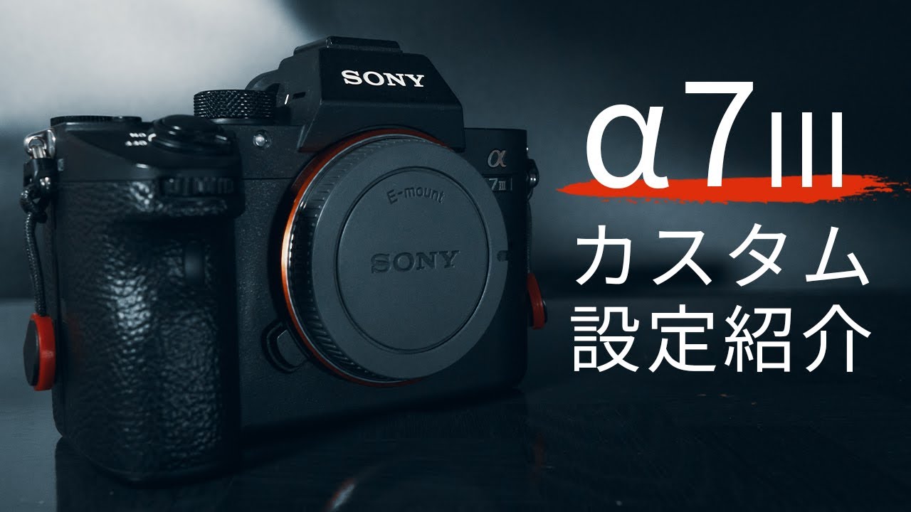 Show me all the custom settings for the A7III! - YouTube