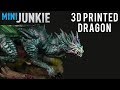 Painting a 3D Printed Green Dragon | Chameleon Colorshift Paints