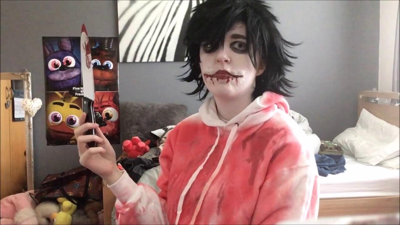 Jeff The Killer Cosplay Tutorial Youtube - roblox jeff the killer outfit