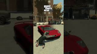 EVOLUTION of Falling Off the Highest Point on Car in GTA Games #shorts #gta