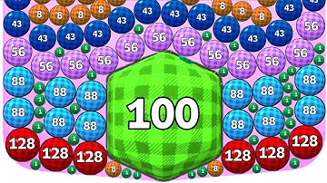 PUFF UP - 2048 Math Games (Puzzle Satisfying Asmr Gameplay, Level Up Balls Numbers) Part 3