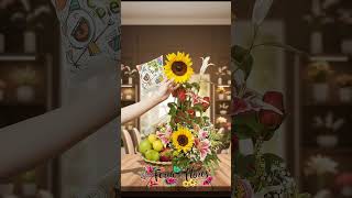 Sorprende con Algo Único: Arreglo Floral con Frutas Kiwano ✨