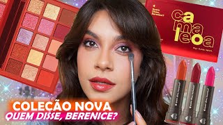 LANÇAMENTOS QDB: PALETA DE SOMBRAS CAMALEOA, NOVAS CORES DE BATOM e GLOSS VOLUMÃO!