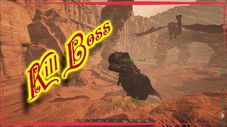 ARK Survival Evolved kill boss Убиваем Мантикору на легком уровне за 3 мин