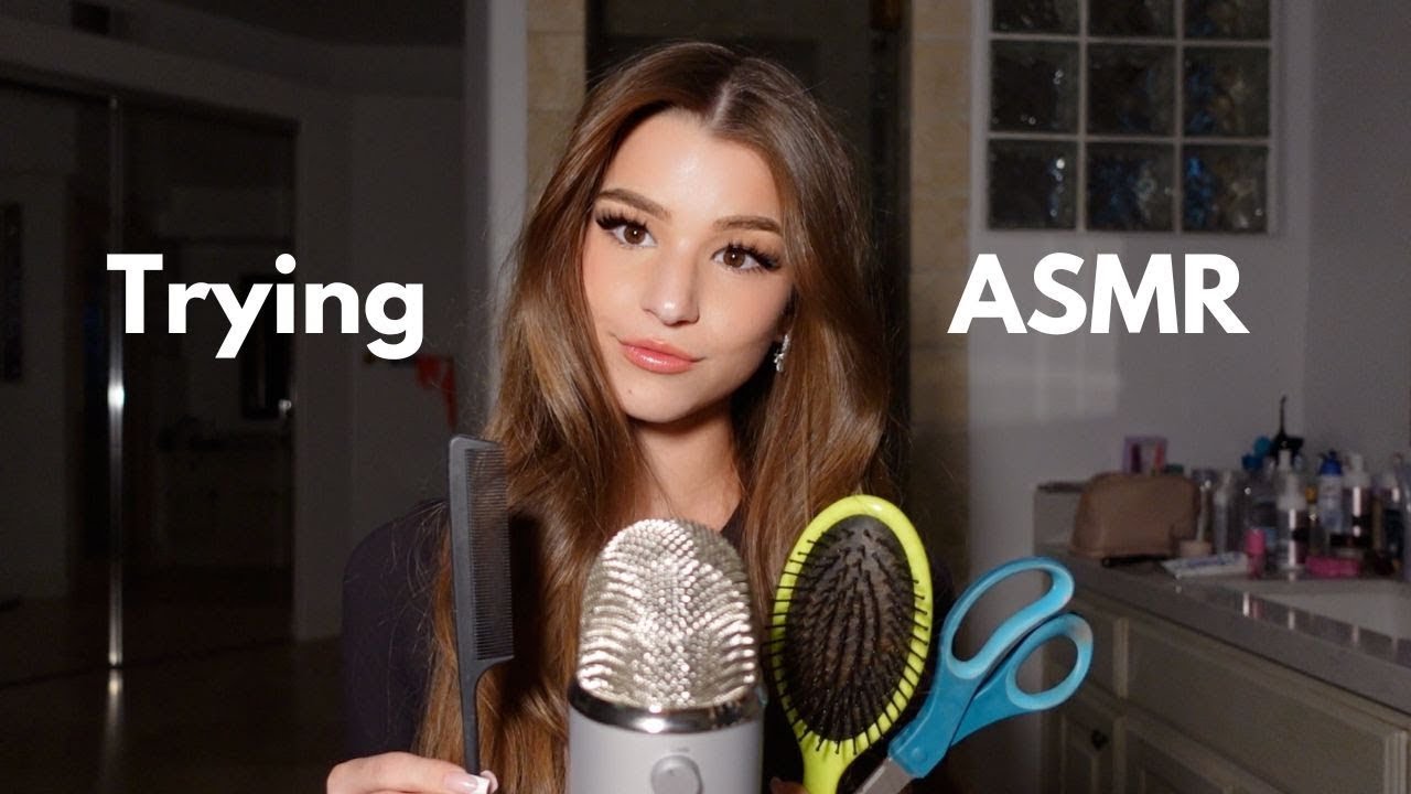 Brooke Monk tries ASMR 