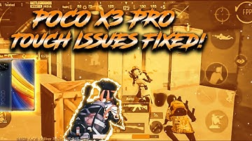 POCO X3 PRO BGMI TOUCH ISSUES 100% FIXED WORKING 😍🔥ll #BGMI #TOUCH #ISSSUE #POCO X3 PRO