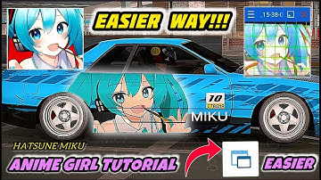 How to Make Anime Girl Design in Seconds with...| Car Parking Multiplayer |