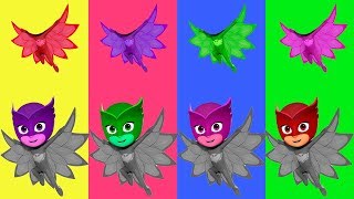 Wrong Dress PJ Masks Learn Colors Finger Family Rhymes for babies