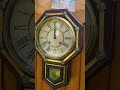 ウォーターベリー　1874製　鋲打ち八角ゼンマイ振り子時計