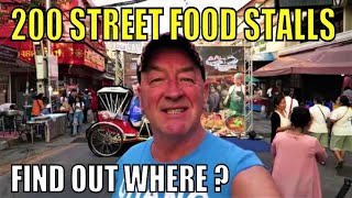 Thailand Street food. 200 food stalls in one area. But where in Thailand is it ?