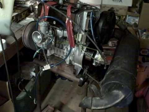1980 rotax 503 engine start test, oil injected - YouTube