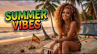 Feel Good Summer Reggae Mix ● Tropical Island Beach Vibes &amp; Smooth Chill Music