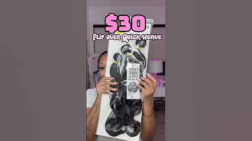 Slayed This $30 Flip Over Quick Weave! | Beauty Supply Hair Transformation