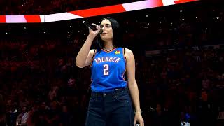 NBA National Anthem Singer - O Canada - Oklahoma City vs Toronto