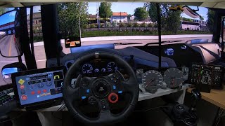 Euro truck simulator 2 ? OpenBeta 1.40? G29 ?Triple Monitor? S#3