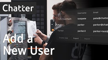 Adding a User in Chatter