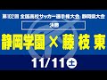 【高校サッカー選手権 静岡】決勝　静岡学園×藤枝東