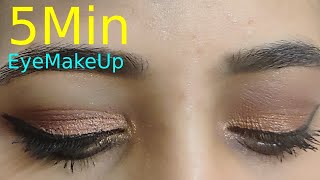 Quick EyeShade Make Up Under 5min || Make Up for day outing and get togethers