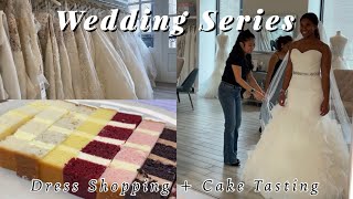 WEDDING SERIES EP. 2 | Wedding Dress Shopping + Cake Tasting