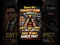 Which Is the Toughest Exam in India? CAT vs JEE vs UPSC 🤯