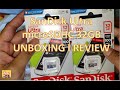 SanDisk Ultra microSDHC 32GB SDSQUNR 032G GN3MN unboxing review