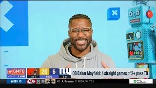 Nate Burleson impressed Baker Mayfield shines in Browns destroyed Giants