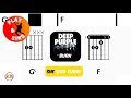 Deep Purple - Burn | Scrolling Guitar Chords &amp; Lyrics