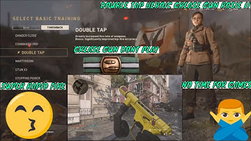 DOUBLE TAP GREASE GUN MAKES IT A BEAST COD WW2