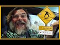 Jack Black Yells &quot;DO A KICKFLIP!&quot; At Skateboarders From His Car